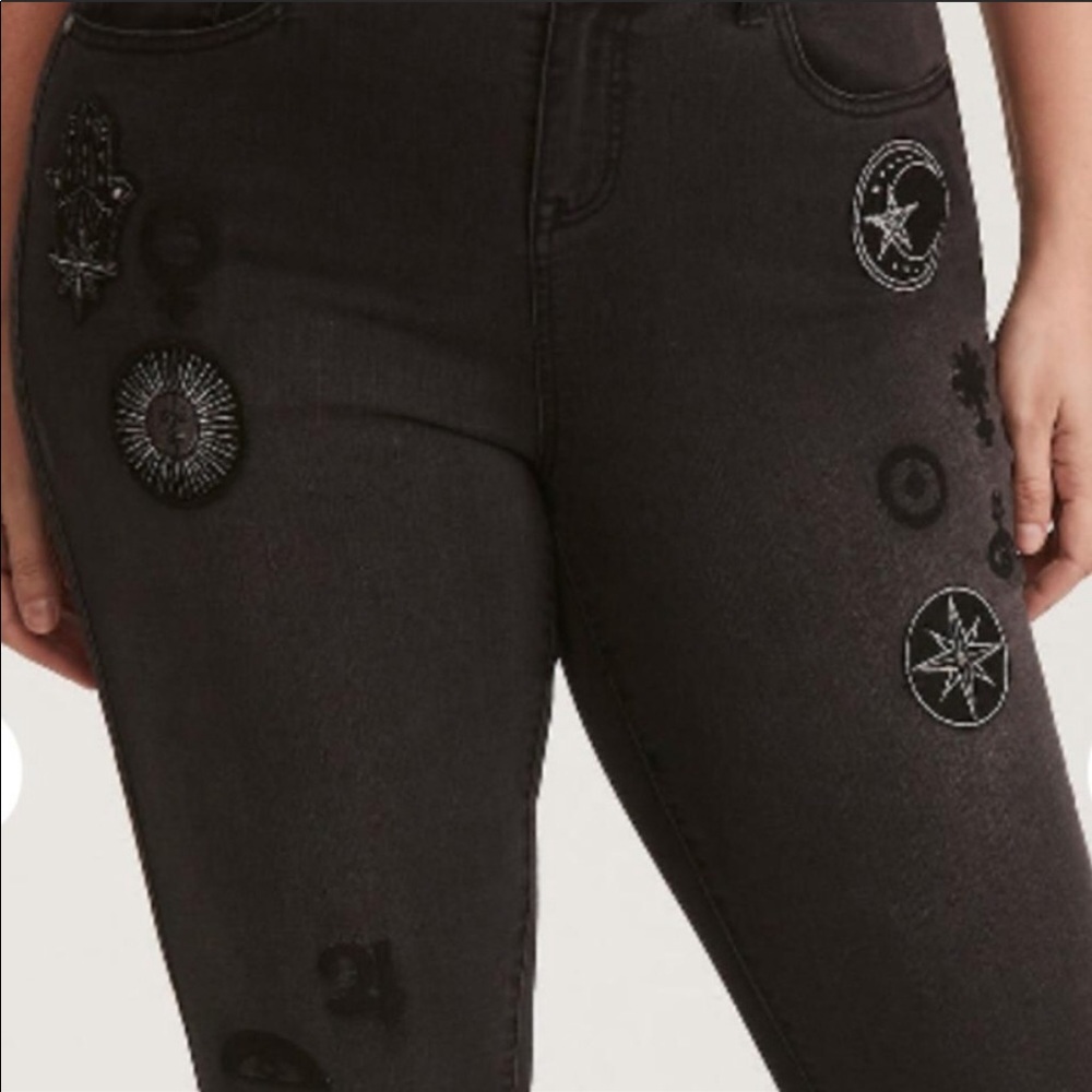 Torrid Black High Rise Ultra Skinny Jeans